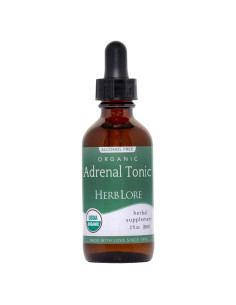 Tónico Adrenal Herb Lore 59.15 ml - Suplemento Herbal Orgánico