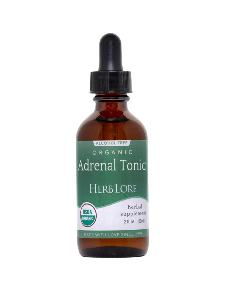 Tónico Adrenal Herb Lore 59.15 ml - Suplemento Herbal Orgánico