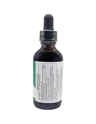 Tónico Adrenal Herb Lore 59.15 ml - Suplemento Herbal Orgánico