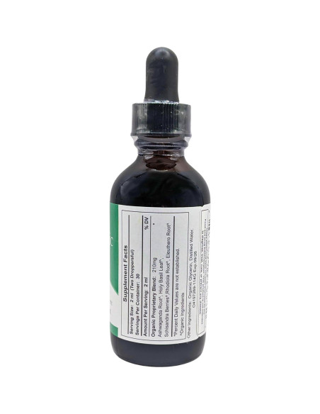 Tónico Adrenal Herb Lore 59.15 ml - Suplemento Herbal Orgánico