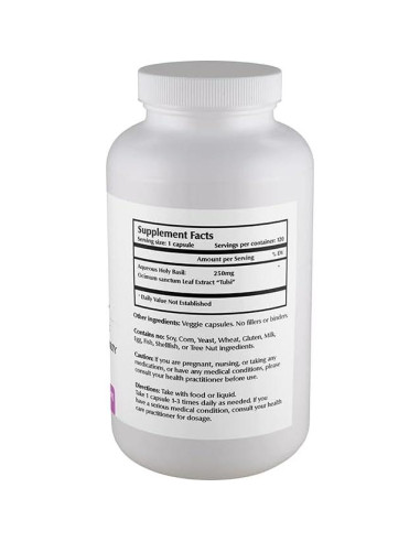 Cápsulas Veganas de Albahaca Sagrada Nano 500 mg - One Planet Nutrition