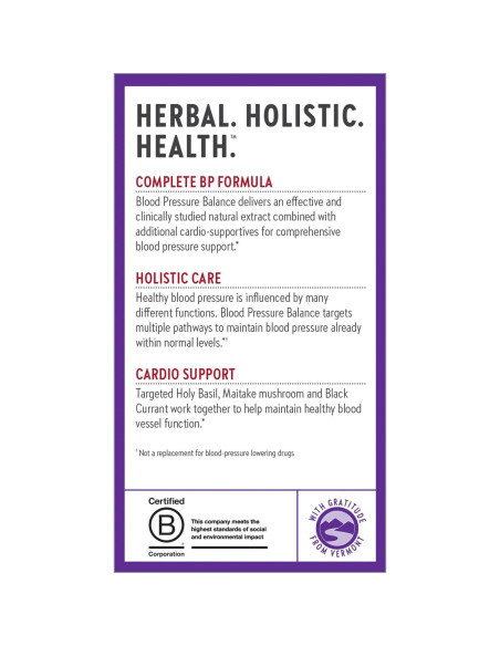 Suplemento de Presión Arterial New Chapter 30 Cápsulas Veganas