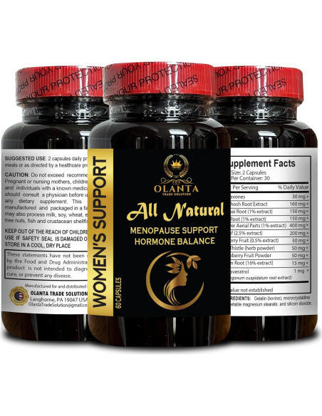 Suplemento Natural Menopausia Vitalabs 60 Cápsulas