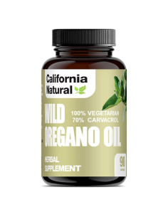 Aceite de Orégano Silvestre 90 Cápsulas Vegetarianas California Natural