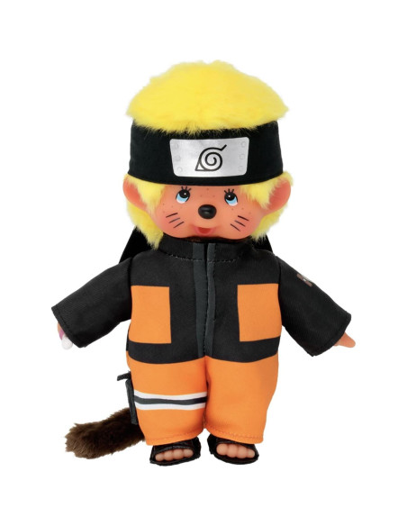 Monchhichi Naruto Shippuden 20 cm Juguete de Peluche Bandai Monchhichi Naruto Shippuden 20 cm Juguete de Peluche Bandai