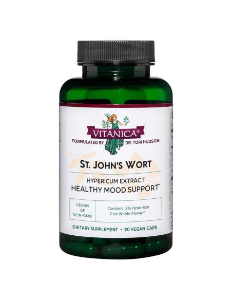 Cápsulas de Hierba de San Juan Vitanica 300mg - 90 Unidades