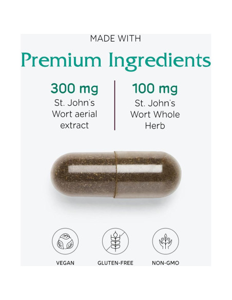 Cápsulas de Hierba de San Juan Vitanica 300mg - 90 Unidades