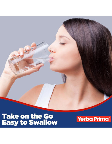 Yerba Prima Psyllium Husks 180 Cápsulas 625 mg - Fibra Digestiva