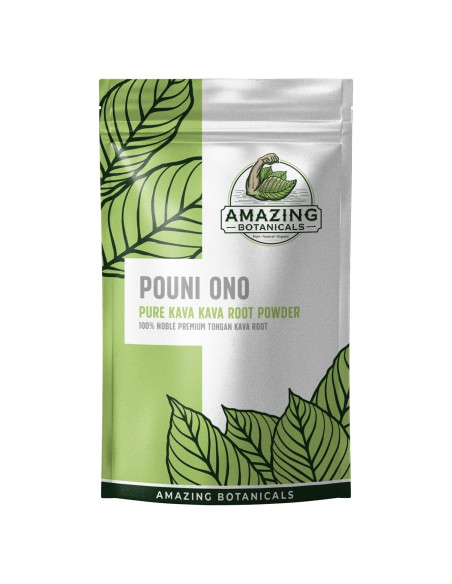 Raíz de Kava Pouni ONO 100% Natural 453.6g - Amazing Botanicals