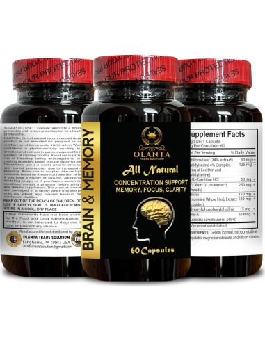 Suplemento de Memoria y Claridad Mind Matrix - 60 Cápsulas