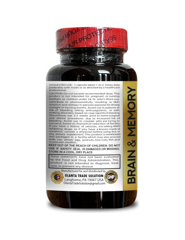 Suplemento de Memoria y Claridad Mind Matrix - 60 Cápsulas