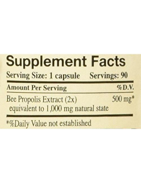 Propóleos Crudos 1000mg Y.S. Granjas Orgánicas 90 Cápsulas Propóleos Crudos 1000mg Y.S. Granjas Orgánicas 90 Cápsulas