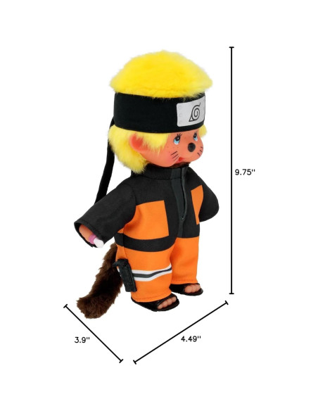 Monchhichi Naruto Shippuden 20 cm Juguete de Peluche Bandai Monchhichi Naruto Shippuden 20 cm Juguete de Peluche Bandai