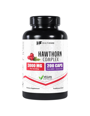 Suplemento de Espino HealthFare 3000mg 200 Cápsulas Veganas