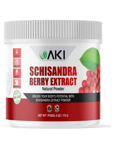 Extracto en polvo de Schisandra AKI - 170g - Vegano y No Transgénico