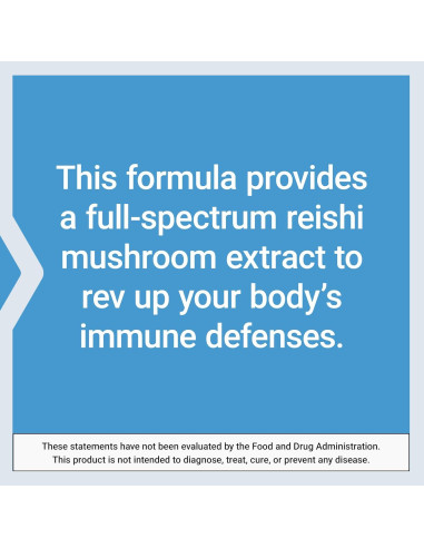 Suplemento Herbal de Hongo Reishi Life Extension - 60 Cápsulas