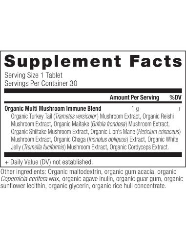 Suplemento Inmunológico Orgánico Nutrición Antigua 30 Tabletas