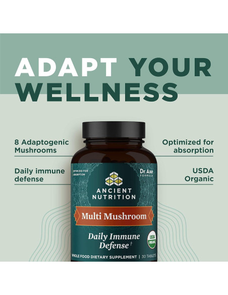 Suplemento Inmunológico Orgánico Nutrición Antigua 30 Tabletas