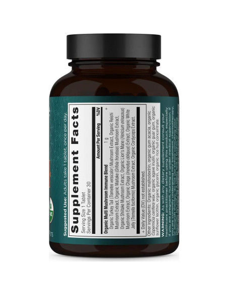 Suplemento Inmunológico Orgánico Nutrición Antigua 30 Tabletas