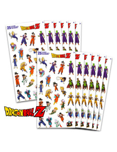 Stickers Dragon Ball Z - Paquete de 12 Hojas para Fiestas