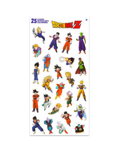 Stickers Dragon Ball Z - Paquete de 12 Hojas para Fiestas 2