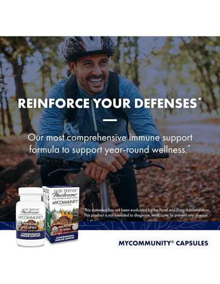 Cápsulas de Hongos Host Defense 30 Unidades - Soporte Inmunológico