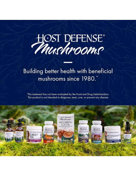 Cápsulas de Hongos Host Defense 30 Unidades - Soporte Inmunológico