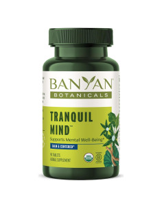 Suplemento Orgánico Mente Tranquila Banyan Botanicals 90 Tabletas