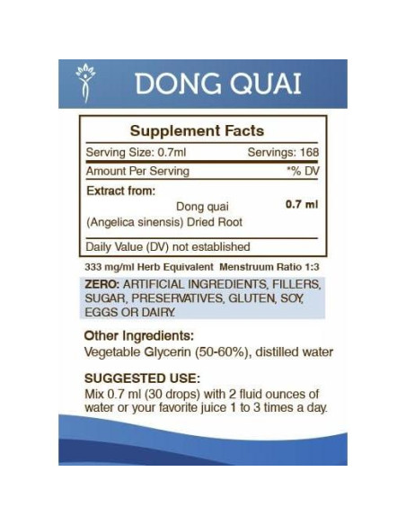Extracto Líquido de Dong Quai Sin Alcohol 59.15 ml Nevada Pharm Extracto Líquido de Dong Quai Sin Alcohol 59.15 ml Nevada Pharm