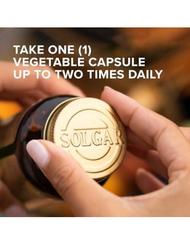 Extracto de Ginkgo Biloba Solgar - 180 Cápsulas Vegetales - Vegano, Sin Gluten