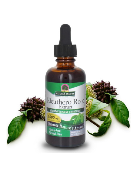 Extracto de Raíz de Eleuthero 2000 mg Nature's Answer 142g Extracto de Raíz de Eleuthero 2000 mg Nature's Answer 142g