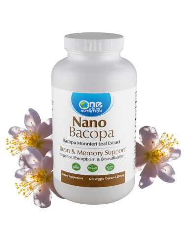 Nano Bacopa 250 mg Cápsulas Veganas One Planet Nutrition