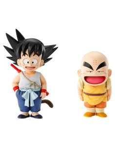 Estatua Coleccionable Son Goku & Krillin Bandai 14 cm