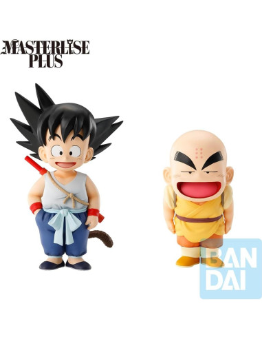 Estatua Coleccionable Son Goku & Krillin Bandai 14 cm