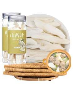 Rodajas de Ñame Chino Seco Wanhua 240g - Sin Azufre