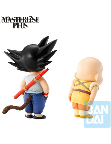 Estatua Coleccionable Son Goku & Krillin Bandai 14 cm