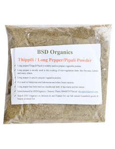 Polvo de Pimienta Larga Thippili BSD ORGANICS 50g