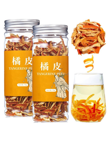 Cáscara de Mandarina Secada Wanhua 140g - Té Herbal Natural