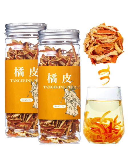 Cáscara de Mandarina Secada Wanhua 140g - Té Herbal Natural