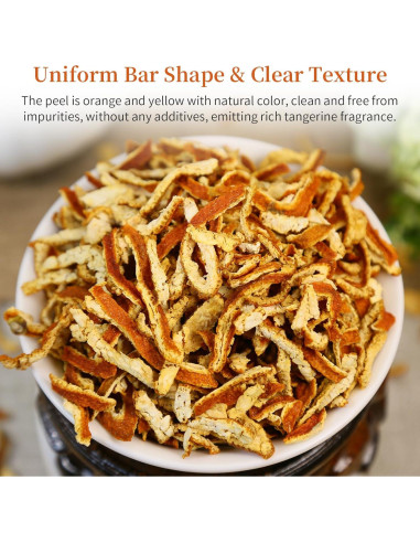 Cáscara de Mandarina Secada Wanhua 140g - Té Herbal Natural
