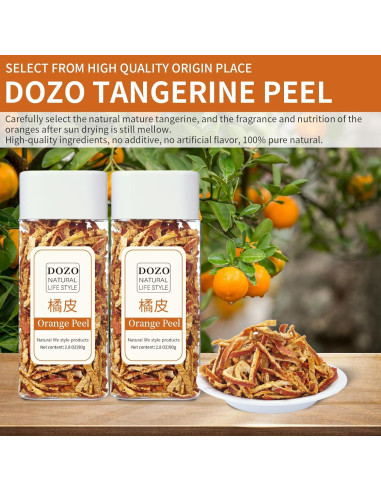 Corteza de Mandarina Secada DOZO 200g - Té Herbal Natural