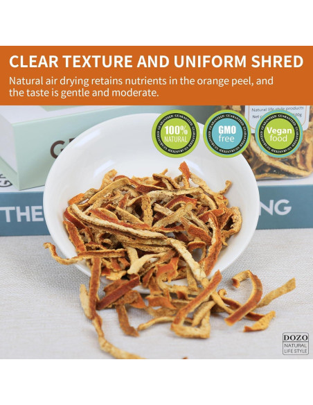 Corteza de Mandarina Secada DOZO 200g - Té Herbal Natural