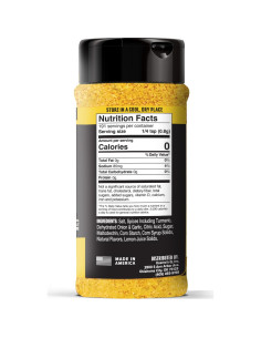 Sazonador Kosmos Q Pimienta de Limón 142g - Polvo Cítrico Picante 2