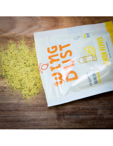 Sazonador Kosmos Q Pimienta de Limón 142g - Polvo Cítrico Picante
