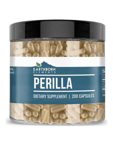 Cápsulas de Perilla Elementos de la Tierra 200 Unidades Puro