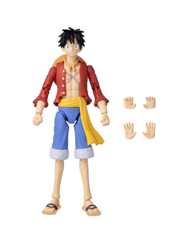 Figura de Acción Monkey D. Luffy Anime Heroes Bandai 16.5 cm