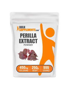 Polvo de Extracto de Perilla BulkSupplements 250g Vegano Sin Gluten