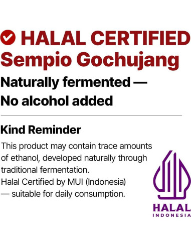 Sempio Gochujang Vegano 500g - Pasta de Pimiento Rojo Coreano