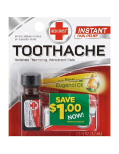 Kit de Medicación para Dolor de Dientes Red Cross 59g - 2 Piezas 2