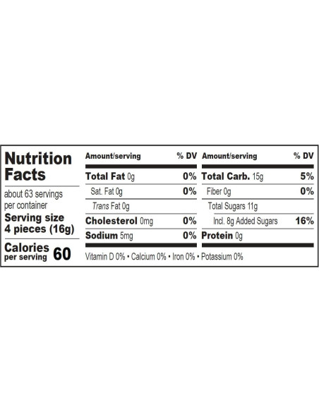 Caramelos de Jengibre Mango Tropical Mejores Jengibre 1 Kg